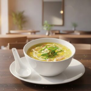 Chicken Corn Soup with Egg