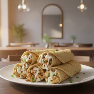 Chicken Malai Mayo Cheese Roll