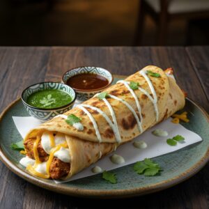 Chicken Reshmi Jumbo Cheese Roll